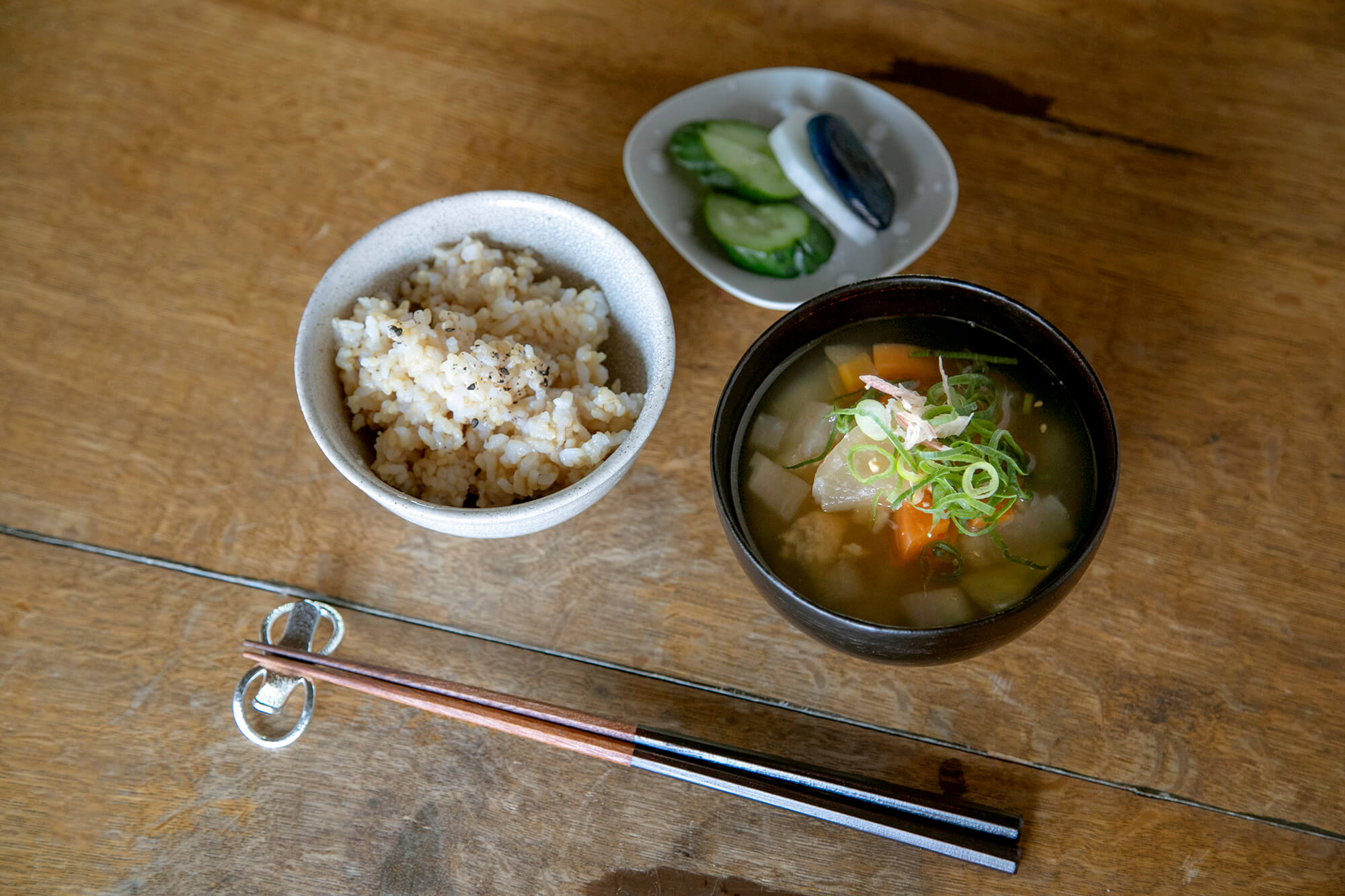 出汁をベースに。心も体もおいしい「一汁一菜ごはん」
