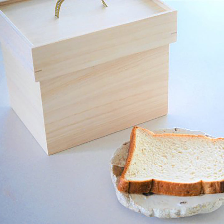 増田桐箱店 食品 食パン保存 桐箱 1.5斤用