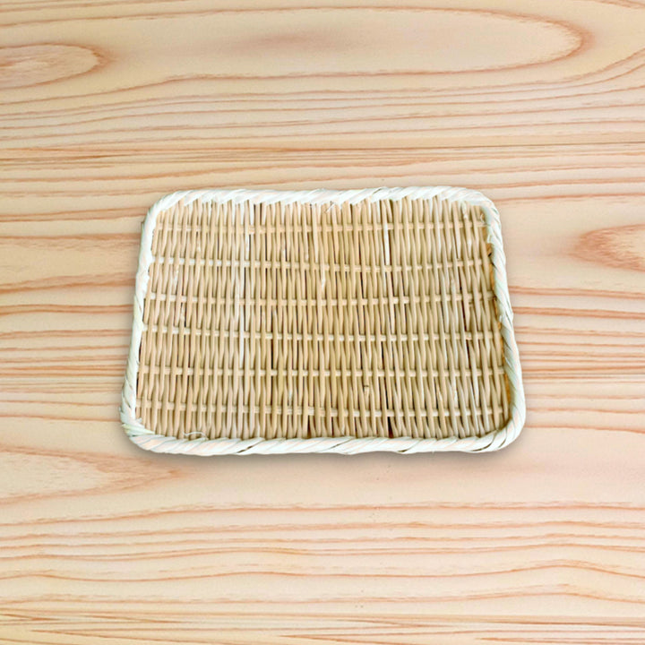 松野屋 真竹 角盆ざる 2種 24cm/28cm
