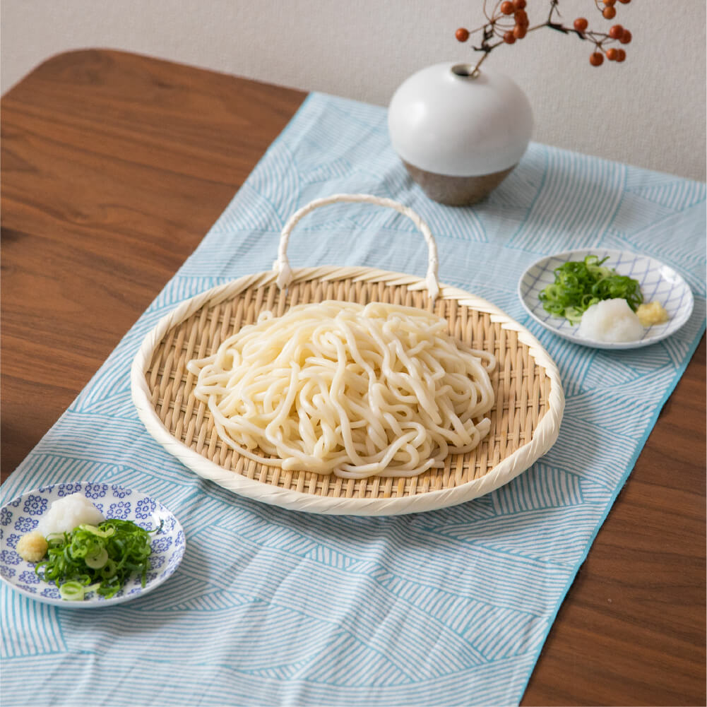 雅竹 手付 盆ざる (尺0寸) 30cm