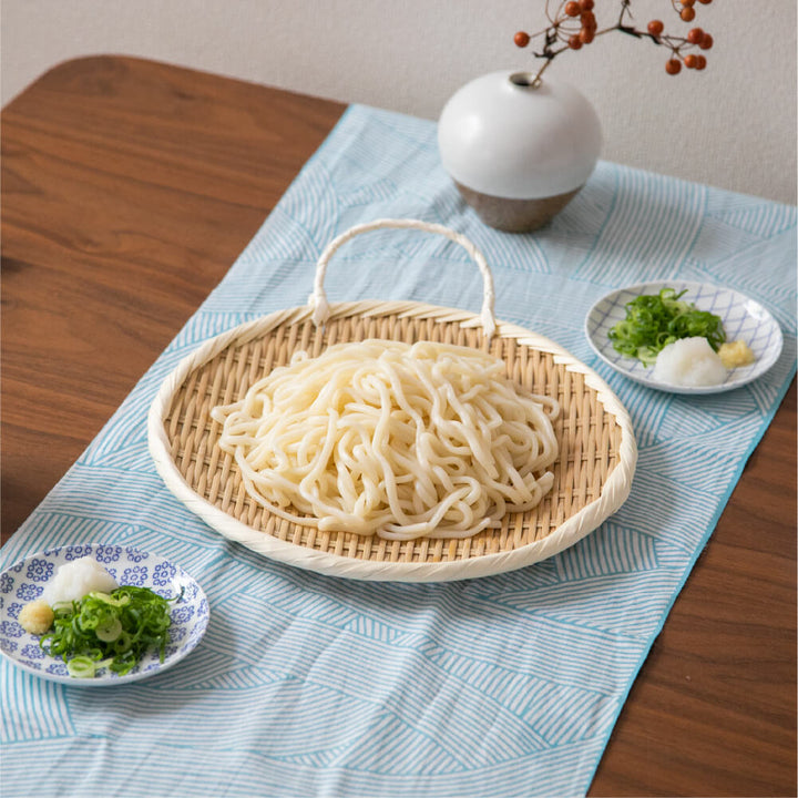 雅竹 手付 盆ざる (尺0寸) 30cm