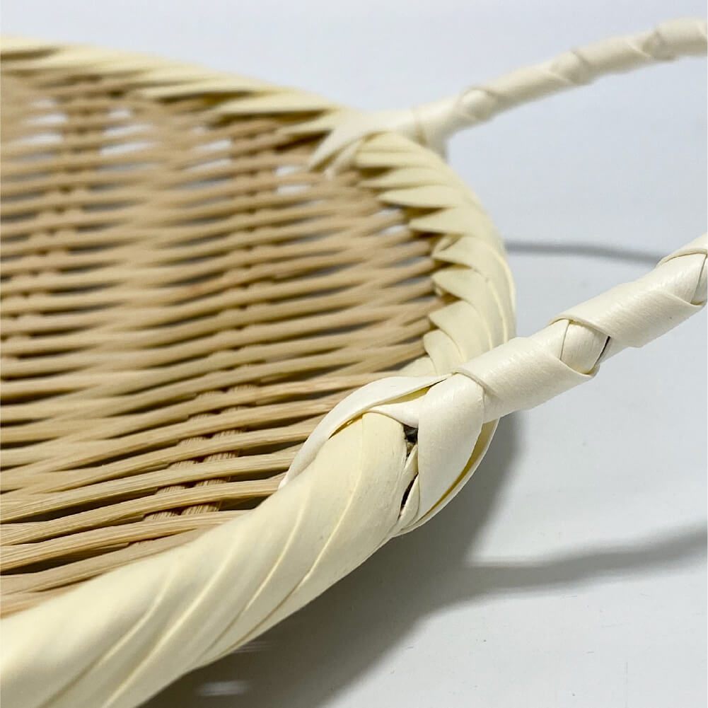 雅竹 手付 盆ざる (尺0寸) 30cm