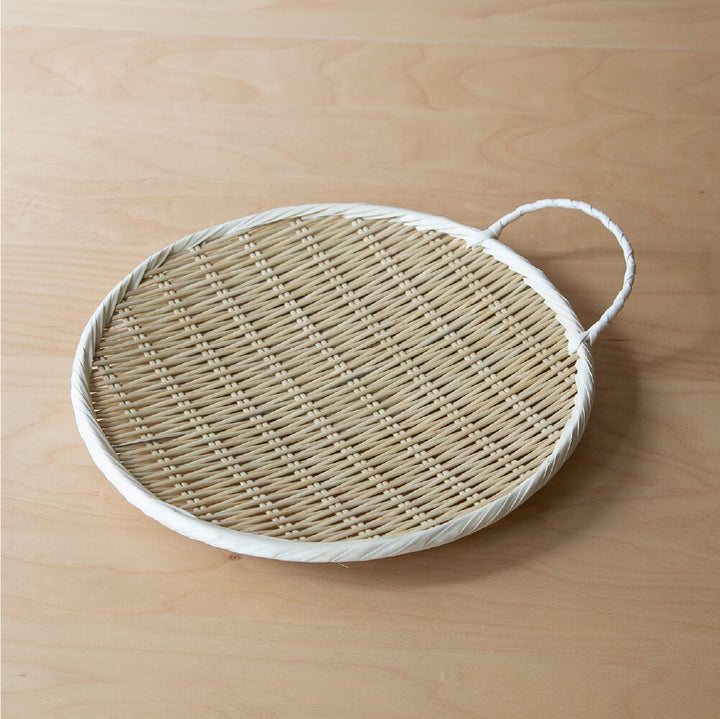 雅竹 手付 盆ざる (尺0寸) 30cm