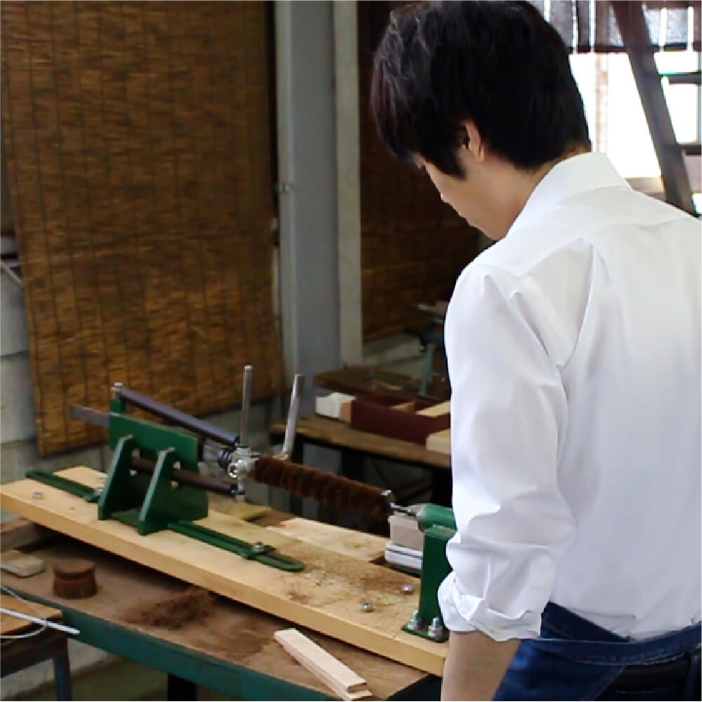 中西富一工房 天然棕櫚たわし S