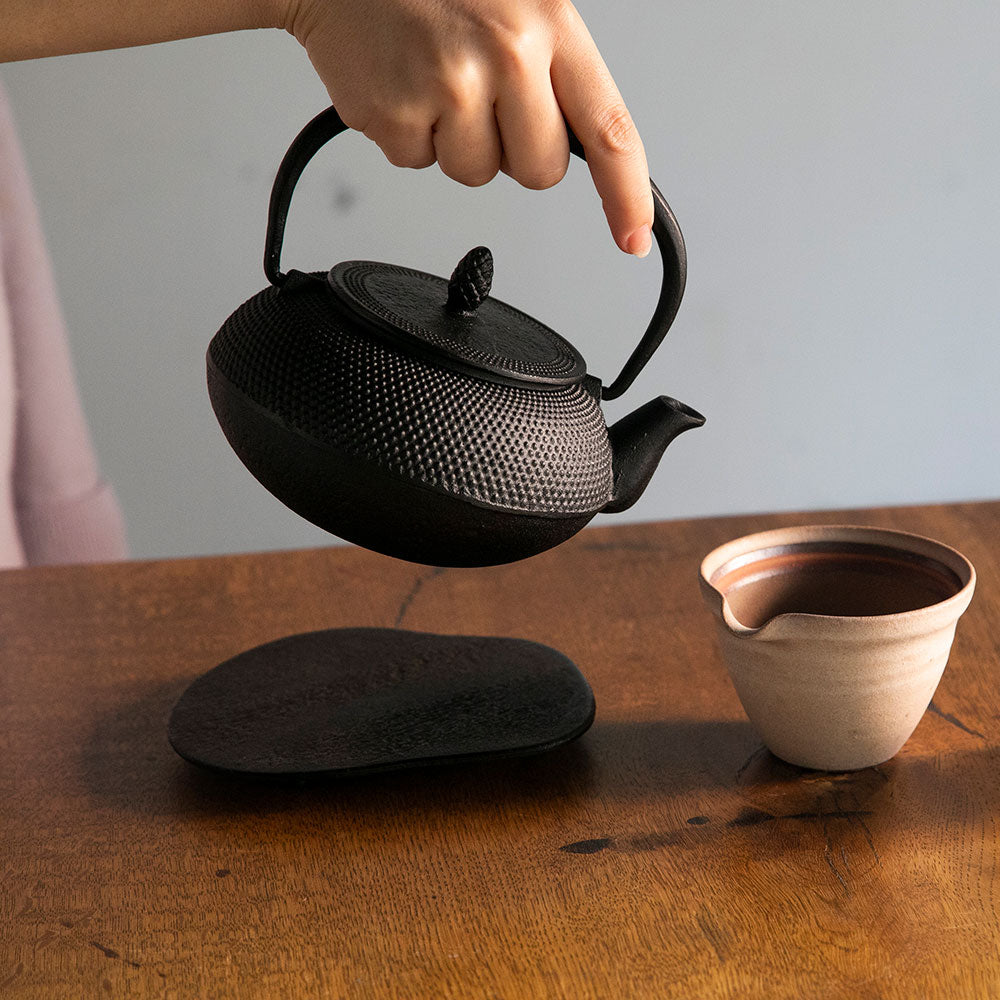 南部鉄器 釡敷きうき雲 こげ茶