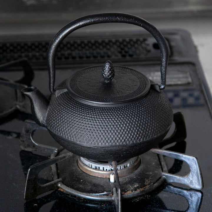 南部鉄器 鉄瓶 アラレ 0.6L/1.0L/1.8L 黒