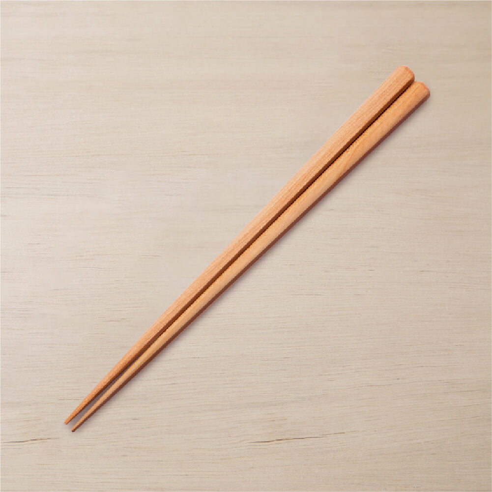 マツ勘 ナチュラルウッド 六角箸 22.5cm 10種