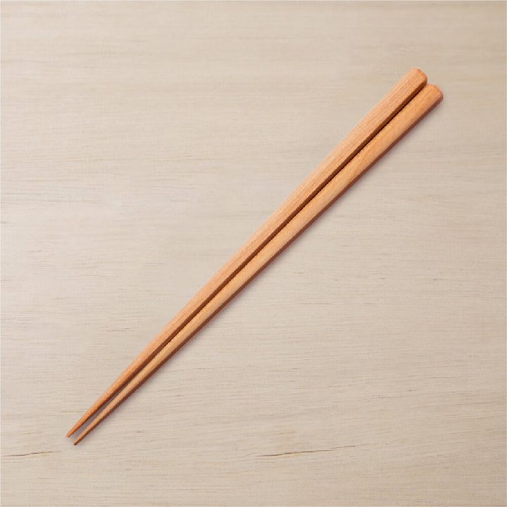 マツ勘 ナチュラルウッド 六角箸 22.5cm 10種