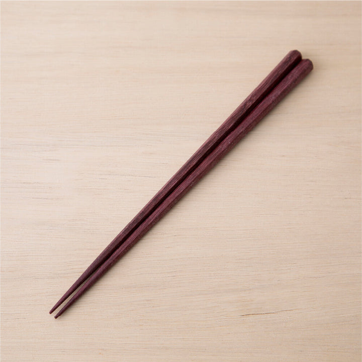 マツ勘 ナチュラルウッド 六角箸 22.5cm 10種