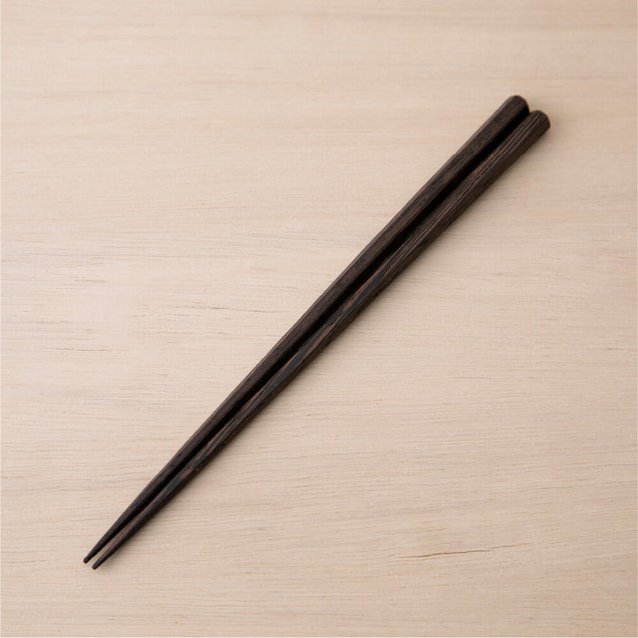 マツ勘 ナチュラルウッド 六角箸 22.5cm 10種