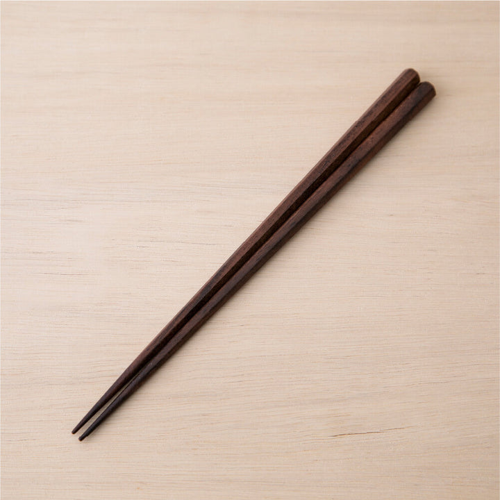 マツ勘 ナチュラルウッド 六角箸 22.5cm 10種