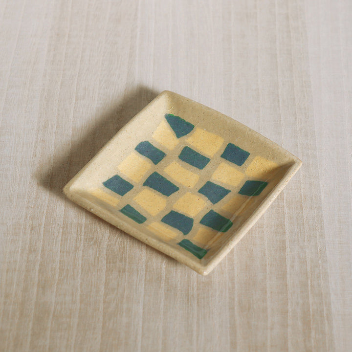 坂下花子 角小皿 3種