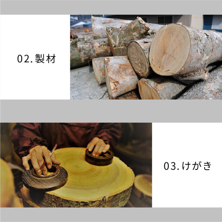 白鷺木工 しらさぎ椀M 漆塗 さくら３種