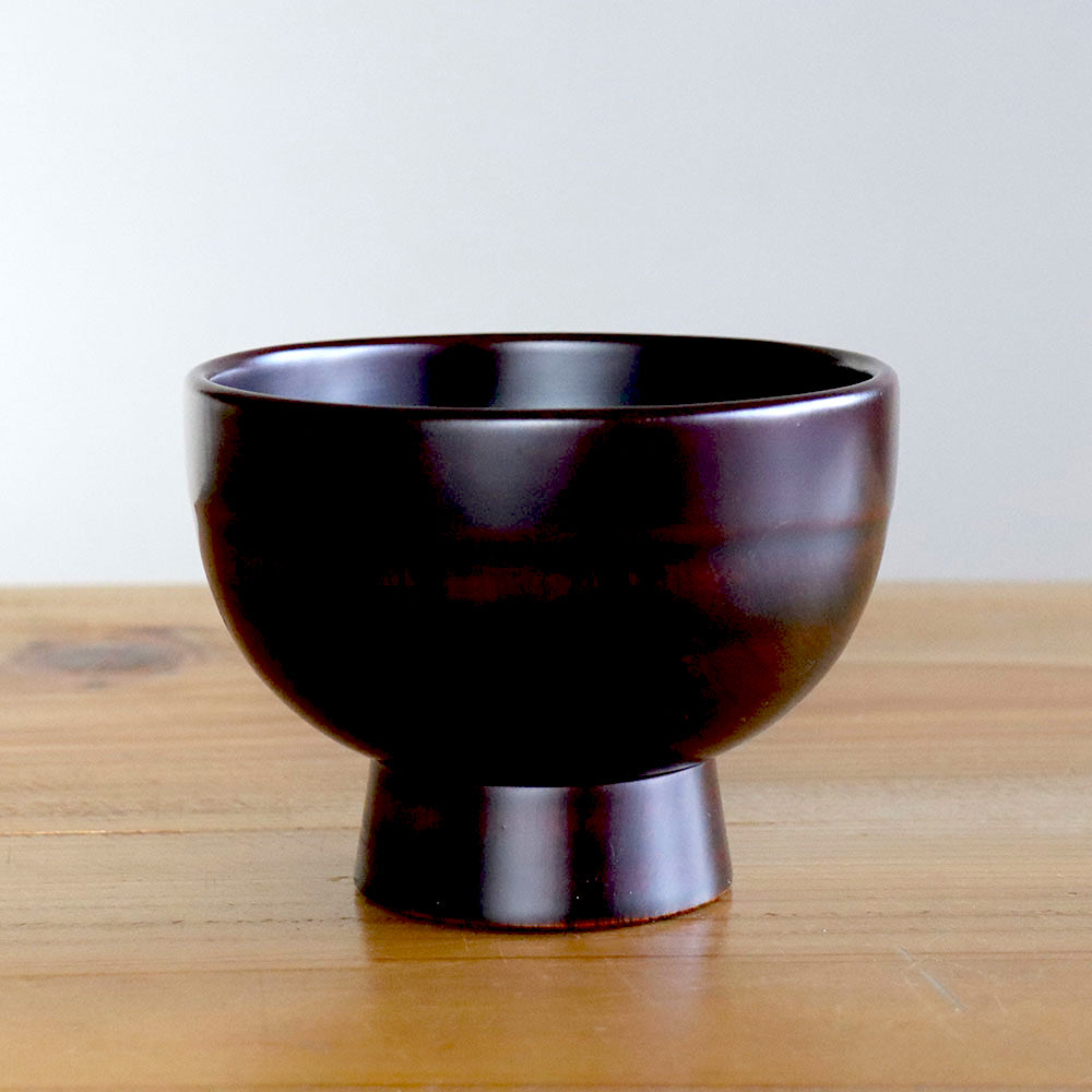 土直漆器 直右ヱ門 欅 端布合鹿椀 2種