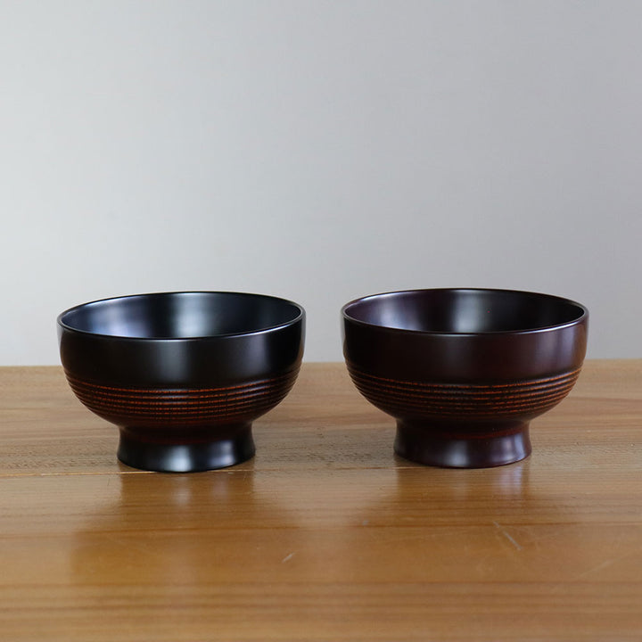 土直漆器 直右ヱ門 想椀 2種