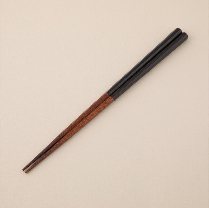 山岸厚夫 八角箸 塗り分け　2種